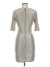 Alice + Olivia 100% Polyester Metallic Silver Cocktail Dress Size 6 - photo 2