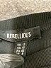 Rebellious Solid Black Cocktail Dress Size M - photo 7