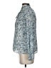 Aura 100% Polyester Blue 3/4 Sleeve Blouse Size S - photo 5