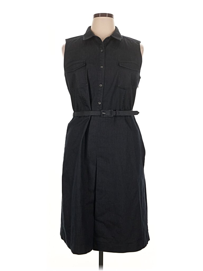Pre-owned Halogen Casual Dress In Black