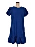 Beyove Solid Blue Casual Dress Size M - photo 1