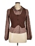 Shein Brown Long Sleeve Blouse Size XL - photo 1