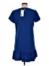 Beyove Solid Blue Casual Dress Size M - photo 2