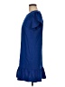 Beyove Solid Blue Casual Dress Size M - photo 5