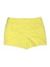 Ann Taylor LOFT Solid Yellow Shorts Size 10 - photo 2