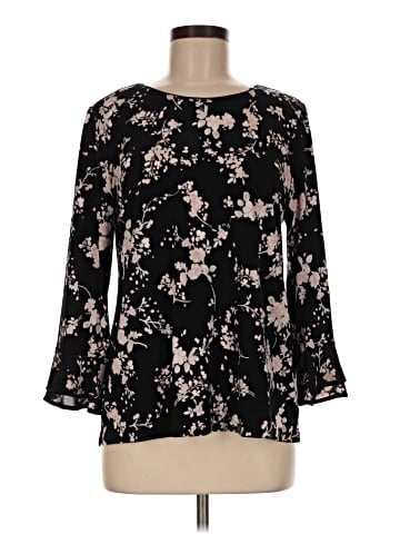 Karl Lagerfeld Paris 3/4 Sleeve Blouse (view 1)