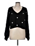 Mi ami Hearts Black Pullover Sweater Size M - photo 1