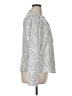 White Birch 100% Polyester Polka Dots Ivory Long Sleeve Blouse Size XL - photo 4