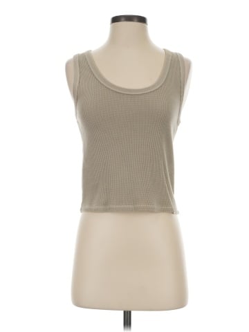Madewell Waffle Knit Scoop Crop Tank (view 1)