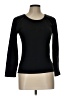Victoria Black Long Sleeve Top Size L - photo 1