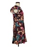 Unbranded 100% Polyester Floral Brown Cocktail Dress Size M - photo 4