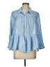 Caslon Blue 3/4 Sleeve Blouse Size L - photo 1