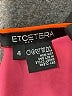 Etcetera 100% Silk Orange Sleeveless Silk Top Size 4 - photo 7