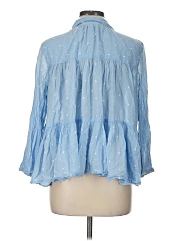 Caslon 3/4 Sleeve Blouse (view 2)