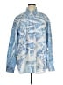 Assorted Brands Paisley Blue Long Sleeve Blouse Size 1X - photo 1