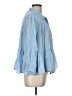 Caslon Blue 3/4 Sleeve Blouse Size L - photo 4