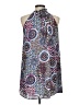 Allison Joy 100% Polyester Paisley Blue Cocktail Dress Size M - photo 2