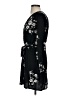 Gap 100% Rayon Floral Black Casual Dress Size S - photo 5