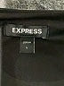 Express 100% Polyester Solid Black Casual Dress Size L - photo 7