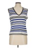 St. John Blue Sleeveless T-Shirt Size M - photo 1