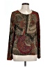 Chico's Design Brown Long Sleeve Blouse Size Lg (2) - photo 1