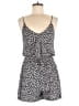 H&M 100% Viscose Hearts Gray Romper Size S - photo 1