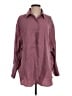 Zara Burgundy Long Sleeve Blouse Size S - photo 1