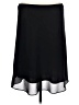 Robbie Bee 100% Polyester Solid Black Formal Skirt Size 8 - photo 2
