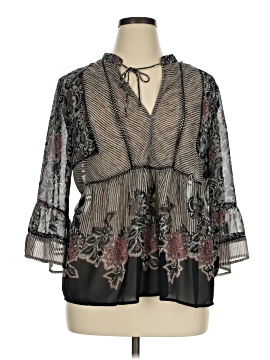 Lucky Brand 3/4 Sleeve Blouse