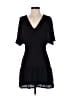 ALLSAINTS 100% Polyester Solid Black Casual Dress Size 0 - photo 1