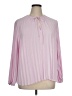 Express 100% Recycled Polyester Pink 3/4 Sleeve Blouse Size XL - photo 1