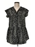 Unbranded 100% Polyester Black Short Sleeve Blouse One size - photo 1