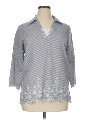 Alfred Dunner 3/4 Sleeve Blouse (view 1)