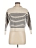 Wilfred 100% Wool Stripes Ivory Wool Pullover Sweater Size M - photo 1