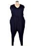 Torrid Solid Blue Jumpsuit Size 5X Plus (6) - photo 1
