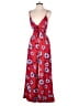 Yumi Kim Floral Red Jumpsuit Size XS - photo 1