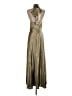 Birdy Grey 100% Polyester Metallic Green Casual Dress Size XS - photo 2