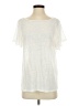 Ann Taylor 100% Linen Ivory Short Sleeve Top Size S - photo 1
