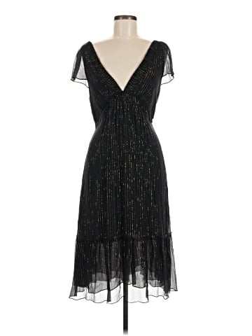 BCBGMAXAZRIA Sleeveless Silk Top (view 1)