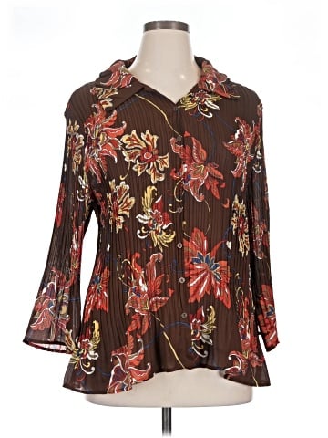 Sunny Leigh 3/4 Sleeve Blouse (view 1)