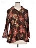 Sunny Leigh 100% Polyester Brown 3/4 Sleeve Blouse Size 2X - photo 1