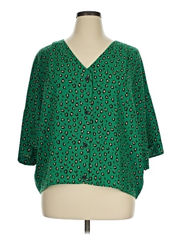 Worthington 3/4 Sleeve Blouse (view 1)