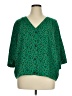Worthington 100% Polyester Green 3/4 Sleeve Blouse Size XL (tall) - photo 1