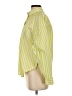 Express Stripes Yellow Long Sleeve Button-Down Shirt Size XS - photo 5