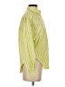 Express Stripes Yellow Long Sleeve Button-Down Shirt Size XS - photo 4