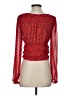 Free People 100% Polyester Red 3/4 Sleeve Blouse Size S - photo 2