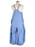 Pact Solid Blue Jumpsuit Size M - photo 2