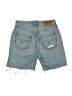 Levi's 100% Cotton Blue Denim Shorts Size 26 waist - photo 2