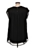 DR2 100% Polyester Black Sleeveless Blouse Size L - photo 2