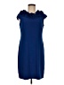 Taylor Blue Cocktail Dress Size 8 - photo 1